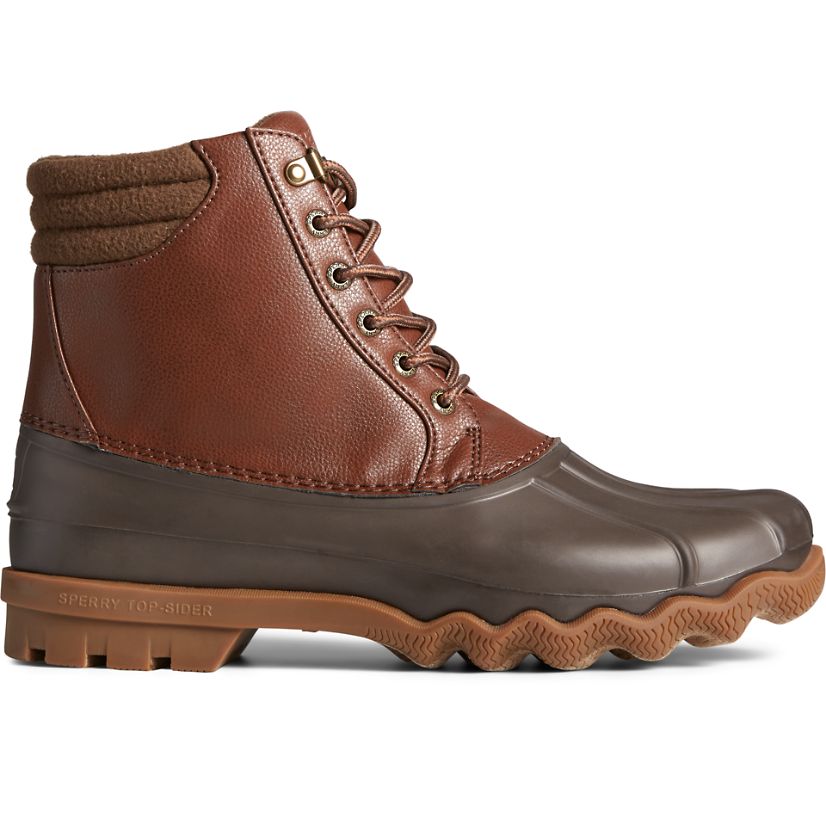 Men's sperry rain boots sale sales